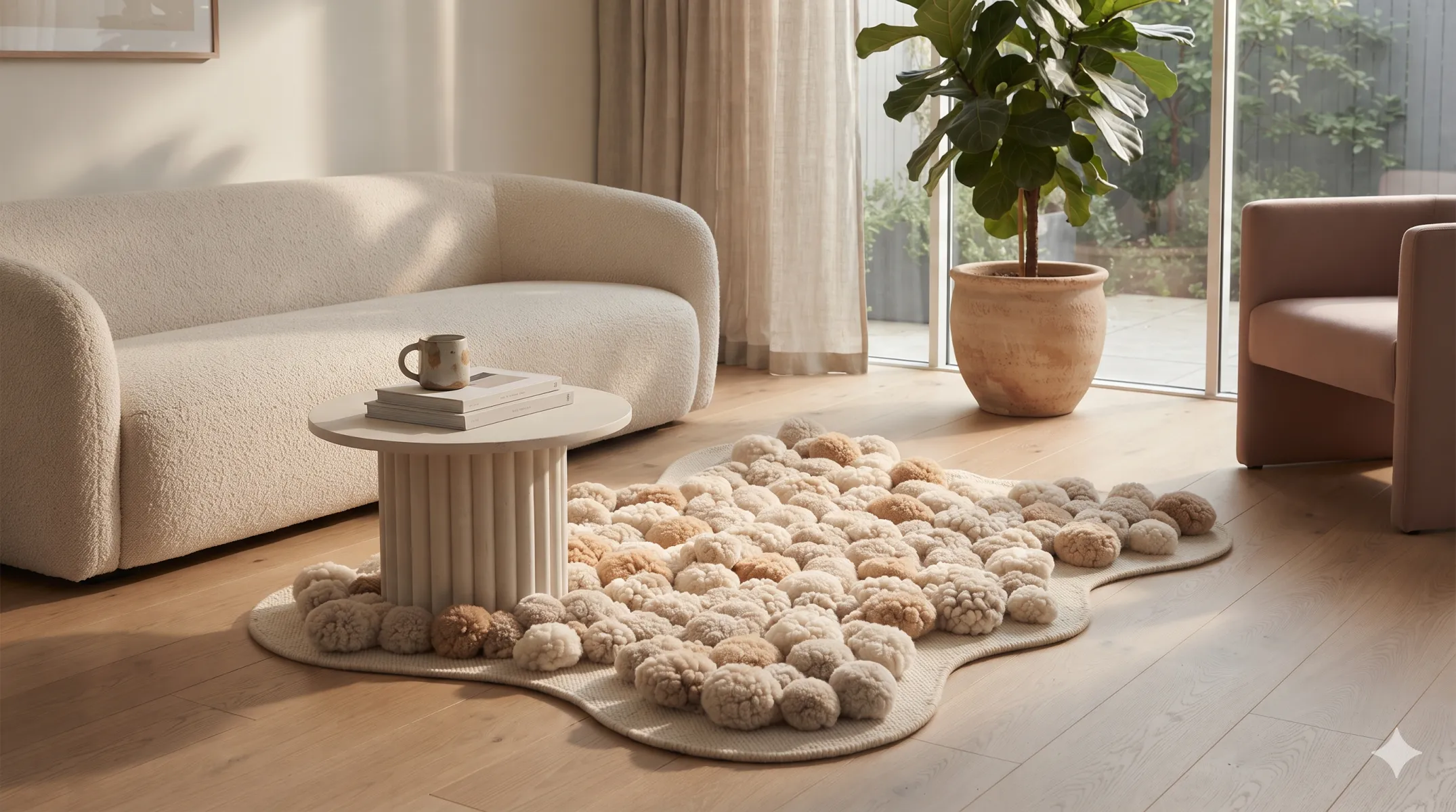 3D Sculptural Bobble Custom Tufted Rug